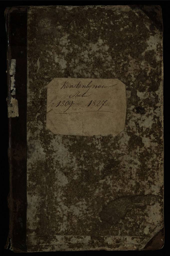 Vaškų (Konstantinavo) Romos katalikų parapijos bažnyčios 1809–1827 metų jungtuvių metrikų knyga 